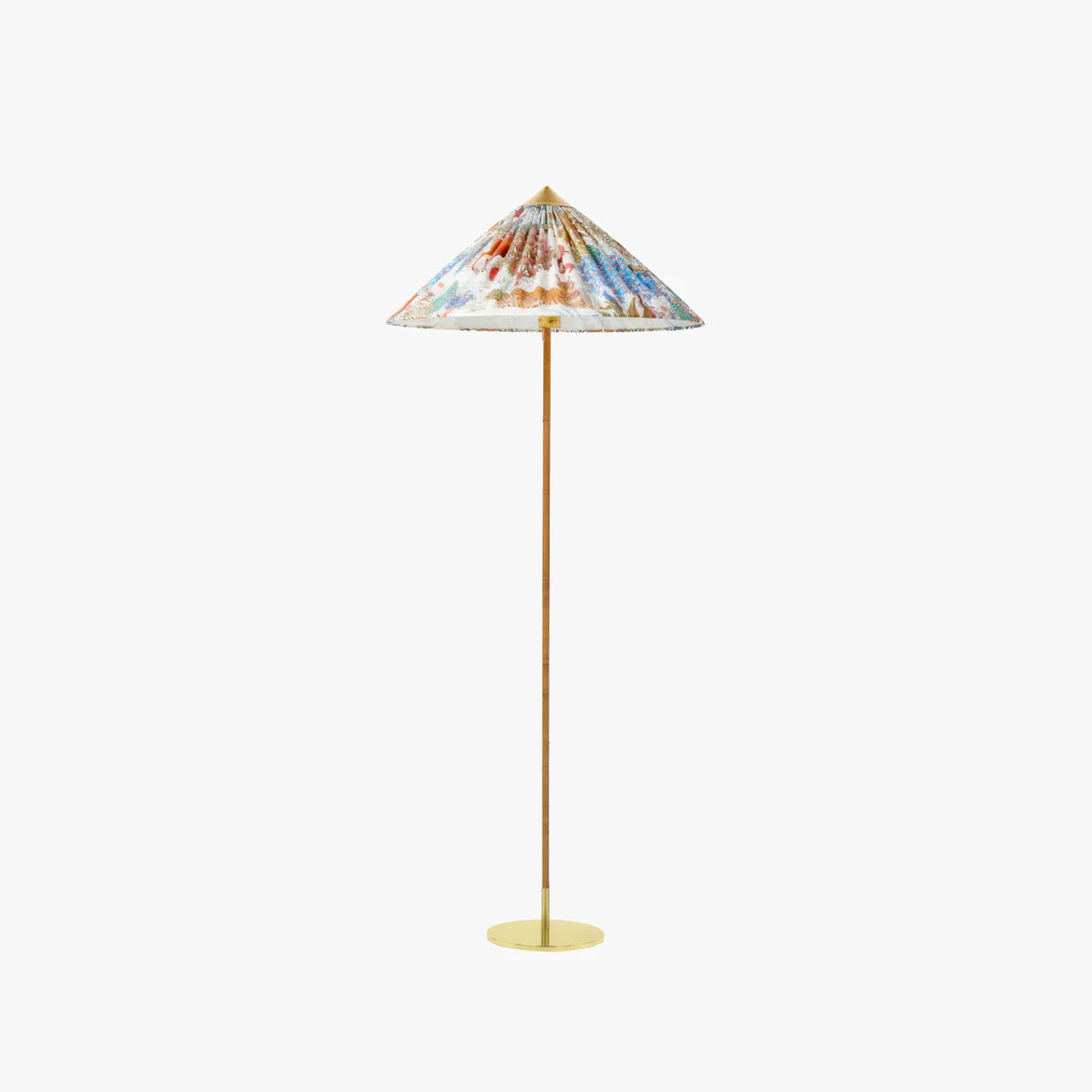 Spanish Alabaster Floor Lamp View 9 | Douli Hand-Woven Rattan Floor Lamp | Wabi-Sabi Designer Standing Light | JINSHE | JINSHE