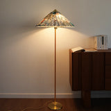 Spanish Alabaster Floor Lamp View 4 | Douli Hand-Woven Rattan Floor Lamp | Wabi-Sabi Designer Standing Light | JINSHE | JINSHE