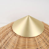 Spanish Alabaster Floor Lamp View 7 | Douli Hand-Woven Rattan Floor Lamp | Wabi-Sabi Designer Standing Light | JINSHE | JINSHE