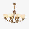 Dover Brass Curated Alabaster Chandelier