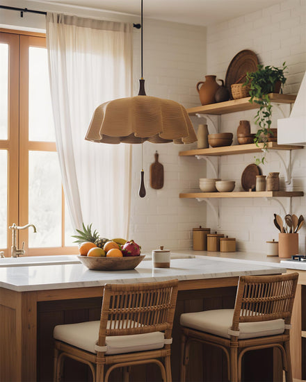 Drapelle Curated Solid Hardwood Pendant Light