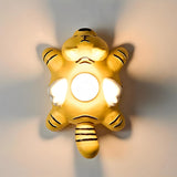Dreamy Paws Curated Iron & Glass Wall Sconce – spatial dining room perspective