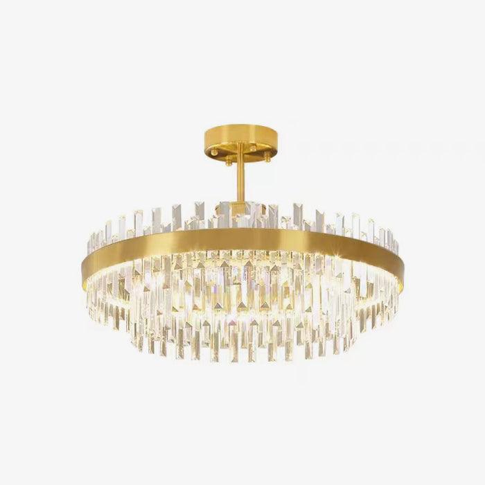 Drum Glass Curated Mouth-Blown Frosted Glass Cha – illuminated warm ambiance setting #1