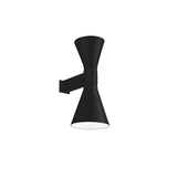 Dual Focus Curated Iron & Glass Wall Sconce – W 14cm x H 40cm  W 5.5 x H 15.7 finish configuration #1