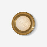 Dura Round Alabaster Curated Alabaster Wall Scon – Alabaster Wall Sconce