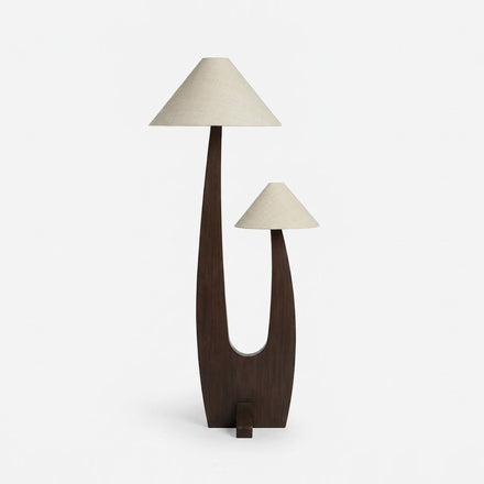 Duvora Floor Curated Solid Hardwood Floor Lamp
