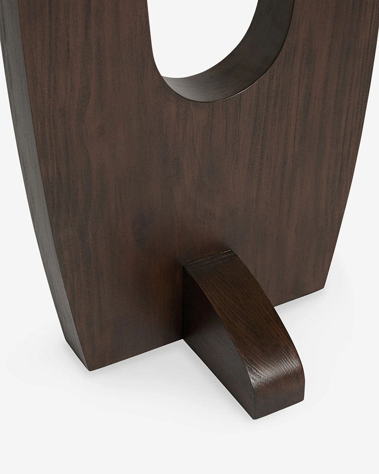 Duvora Floor Curated Solid Hardwood Floor Lamp – spatial dining room perspective