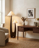 Duvora Floor Curated Solid Hardwood Floor Lamp – architectural ceiling profile