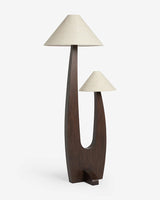 Duvora Floor Curated Solid Hardwood Floor Lamp – structural canopy joint detail
