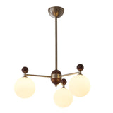 Ecliptica Curated Mouth-Blown Frosted Glass Chan – illuminated warm ambiance setting #1