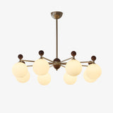 Ecliptica Curated Mouth-Blown Frosted Glass Chan – Mouth-Blown Frosted Glass Chandelier