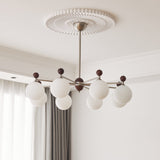 Ecliptica Curated Mouth-Blown Frosted Glass Chan – spatial dining room perspective