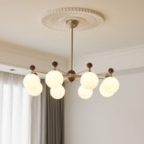 Ecliptica Curated Mouth-Blown Frosted Glass Chan installed in residential dining space