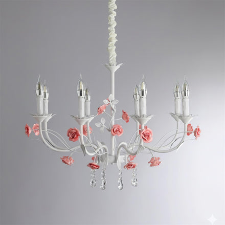 Eden Rose Curated K9 Bohemian Crystal Chandelier