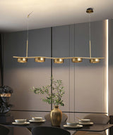 Eichholtz Aldo Curated Solid Brass Chandelier – macro detail view #1