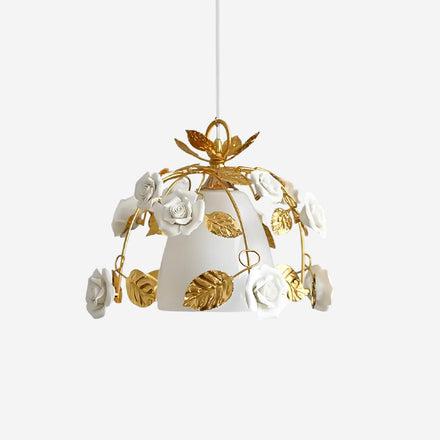 Eirene Curated Mouth-Blown Frosted Glass Pendant