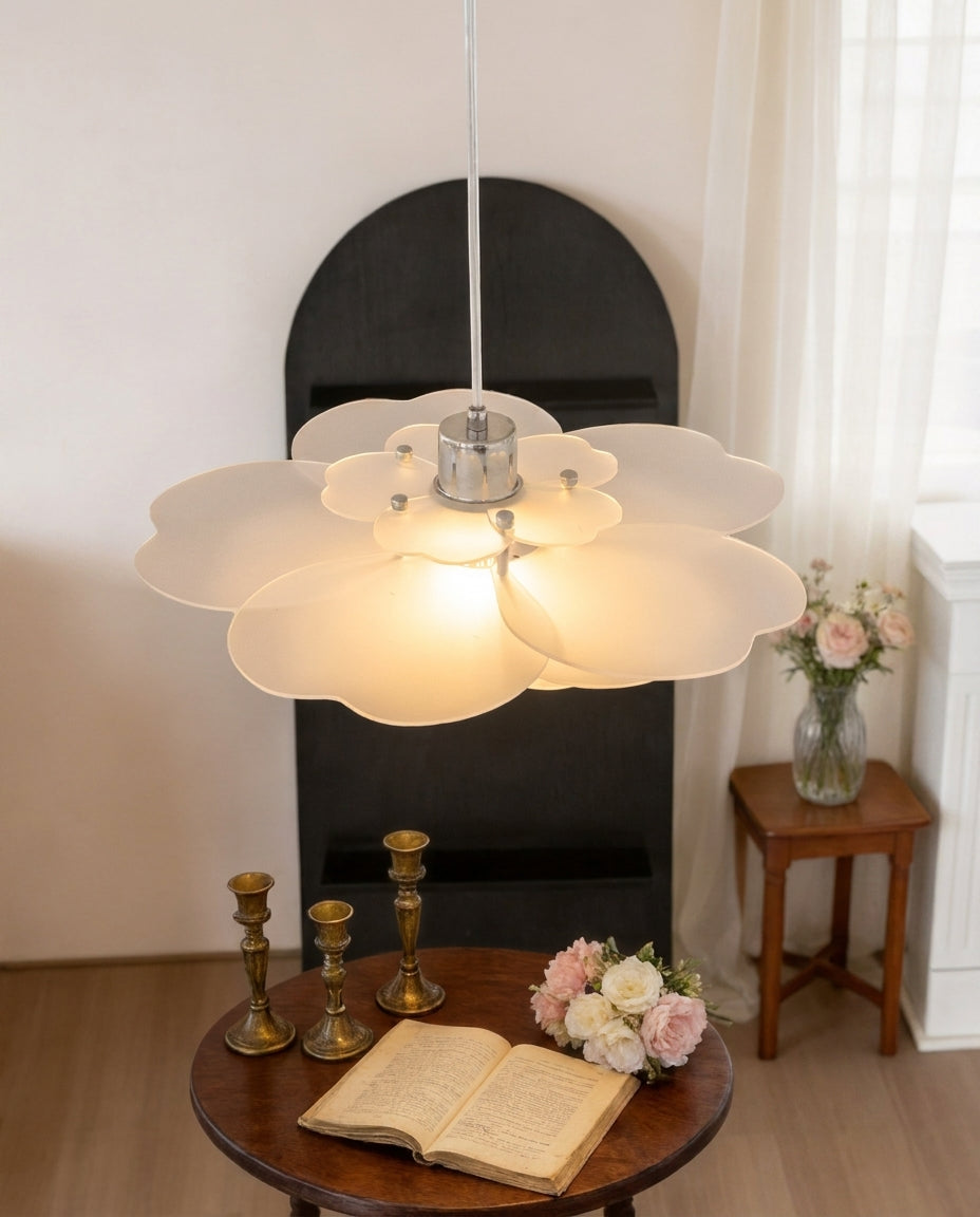 Elarienne Curated Optical Acrylic Pendant Light – architectural ceiling profile