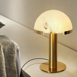 Spanish Alabaster Table Lamp View 9 | Natural Spanish Alabaster Elegance Table Lamp | Modern Luxury Lighting | JINSHE | JINSHE
