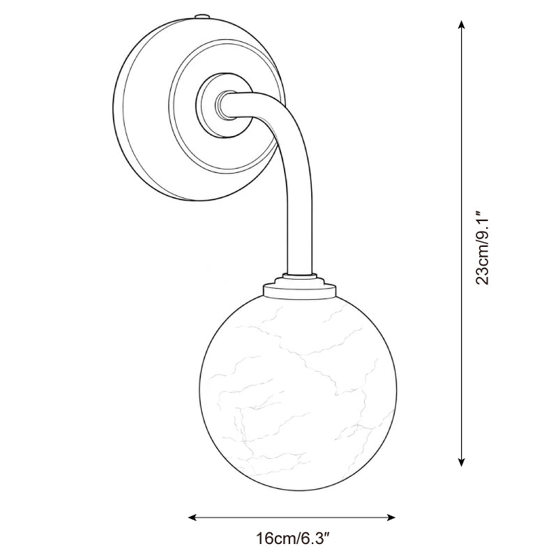 Elio Alabaster Curated Alabaster Wall Sconce