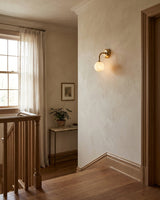 Elio Alabaster Curated Alabaster Wall Sconce – structural canopy joint detail
