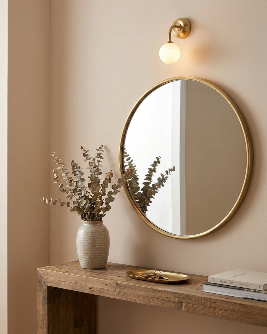 Alabaster craftsmanship detail on Elio Alabaster Curated Alabaster Wall Sconce