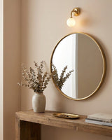 Alabaster craftsmanship detail on Elio Alabaster Curated Alabaster Wall Sconce