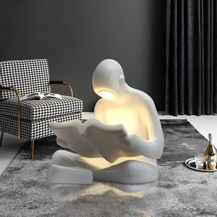 Elliott Reading Sculpture Curated Mouth-Blown Fr