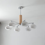 Elliptical Persimmon Curated Mouth-Blown Frosted – structural canopy joint detail #1