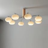 Elliptical Persimmon Curated Mouth-Blown Frosted – architectural ceiling profile