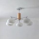 Elliptical Persimmon Curated Mouth-Blown Frosted – 3 Lamps ∅ 25.6 x H 20.9  Dia 65cm x H 53 finish configuration