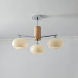 Elliptical Persimmon Curated Mouth-Blown Frosted – architectural ceiling profile #1