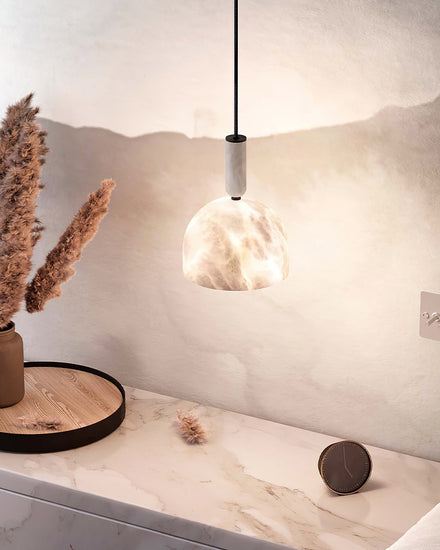 Ellouz Curated Alabaster Pendant Light