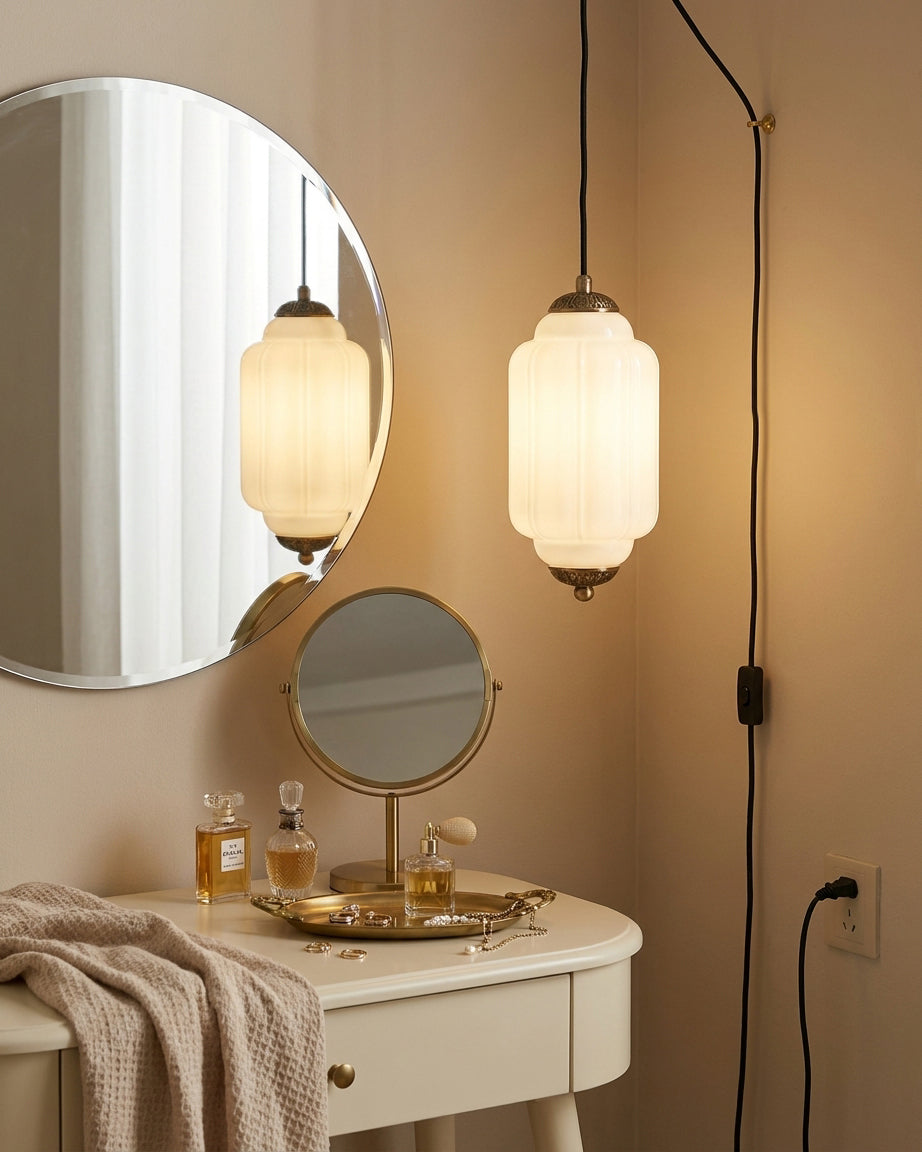 Eloise Glass Curated Mouth-Blown Frosted Glass P – dimensional scale reference
