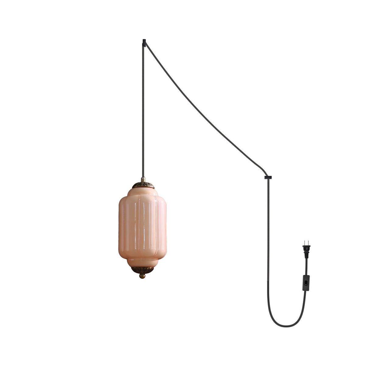 Eloise Glass Curated Mouth-Blown Frosted Glass P – Dia 13.5cm x H 30cm  ∅ 5.3 x H 11.8 finish configuration