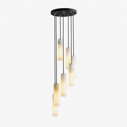Elongated Alabaster Cluster Curated Alabaster Ch