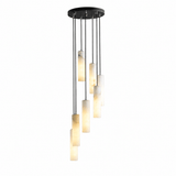 Elongated Alabaster Cluster Curated Alabaster Ch – 7-lights Ø 15.7 × H 98 finish configuration