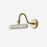 Elowen Alabaster Curated Alabaster Wall Sconce – Alabaster Wall Sconce