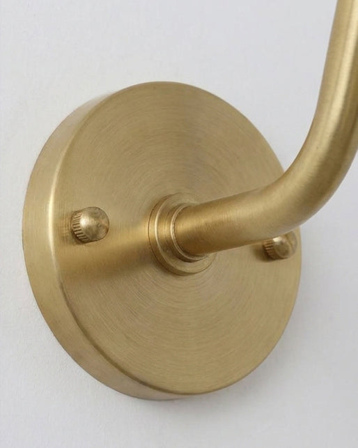 Elowen Alabaster Curated Alabaster Wall Sconce – macro detail view #1