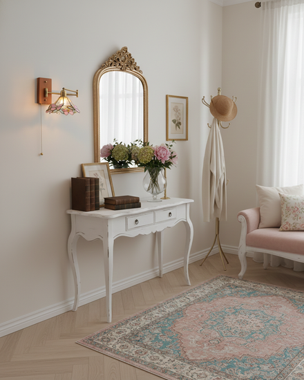 Elowen Petal Curated Mouth-Blown Frosted Glass W