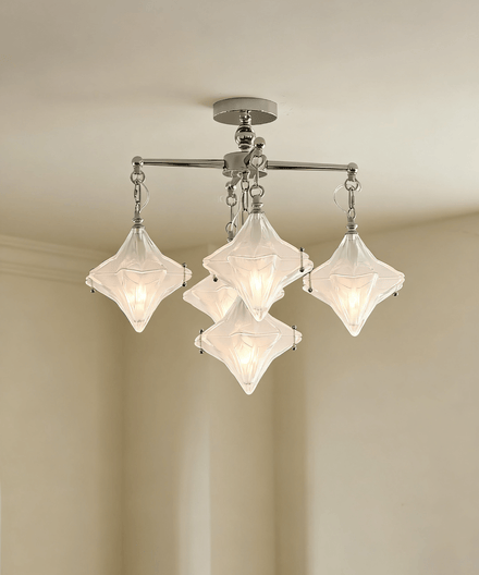 Elowen Prism Star Curated Mouth-Blown Frosted Gl