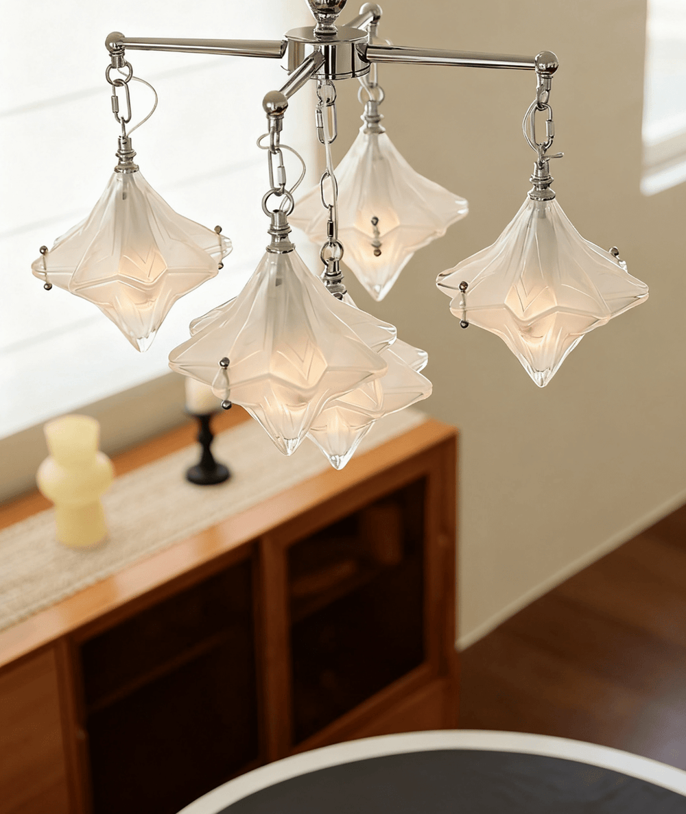 Elowen Prism Star Curated Mouth-Blown Frosted Gl