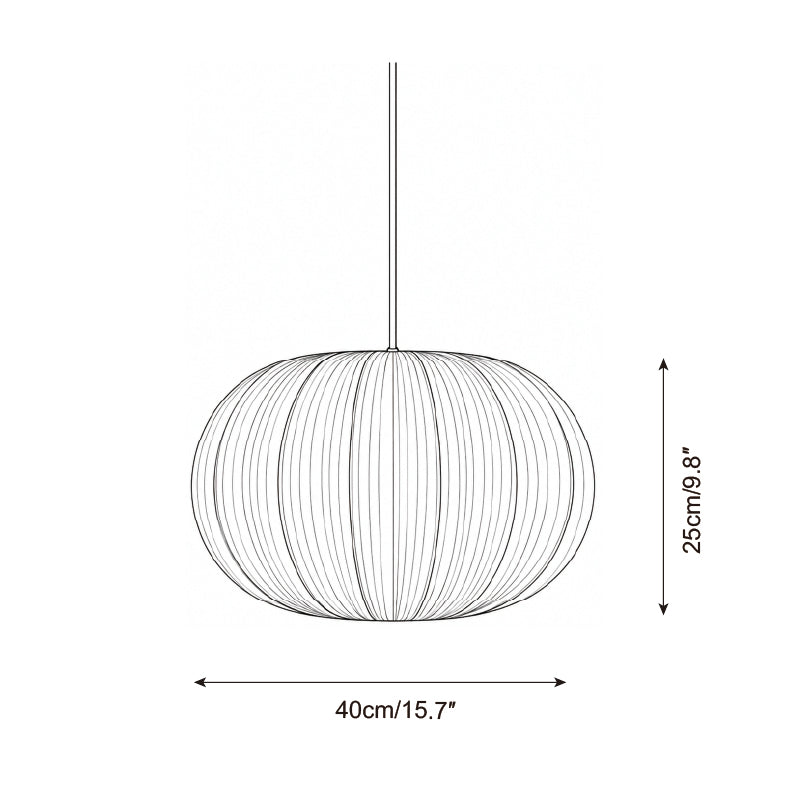 Elunor Curated Finished Iron Pendant Light – macro detail view