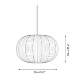 Elunor Curated Finished Iron Pendant Light – illuminated warm ambiance setting