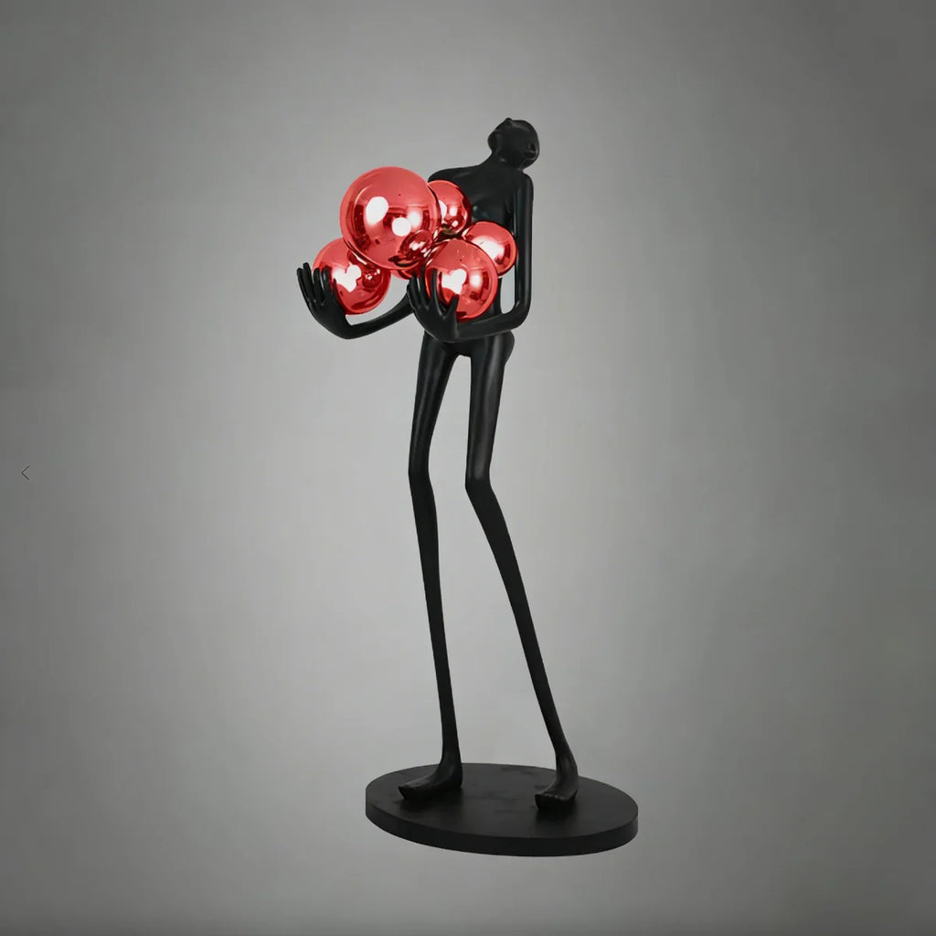 Elvion Artisanal Resin Floor Lamp | The Sculptural Art Collection | JINSHE