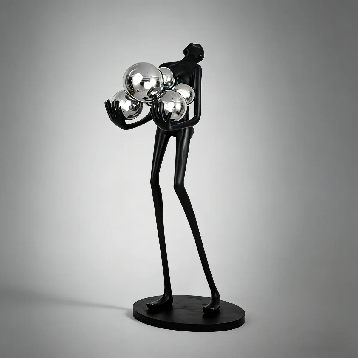 Elvion Artisanal Resin Floor Lamp | The Sculptural Art Collection | JINSHE