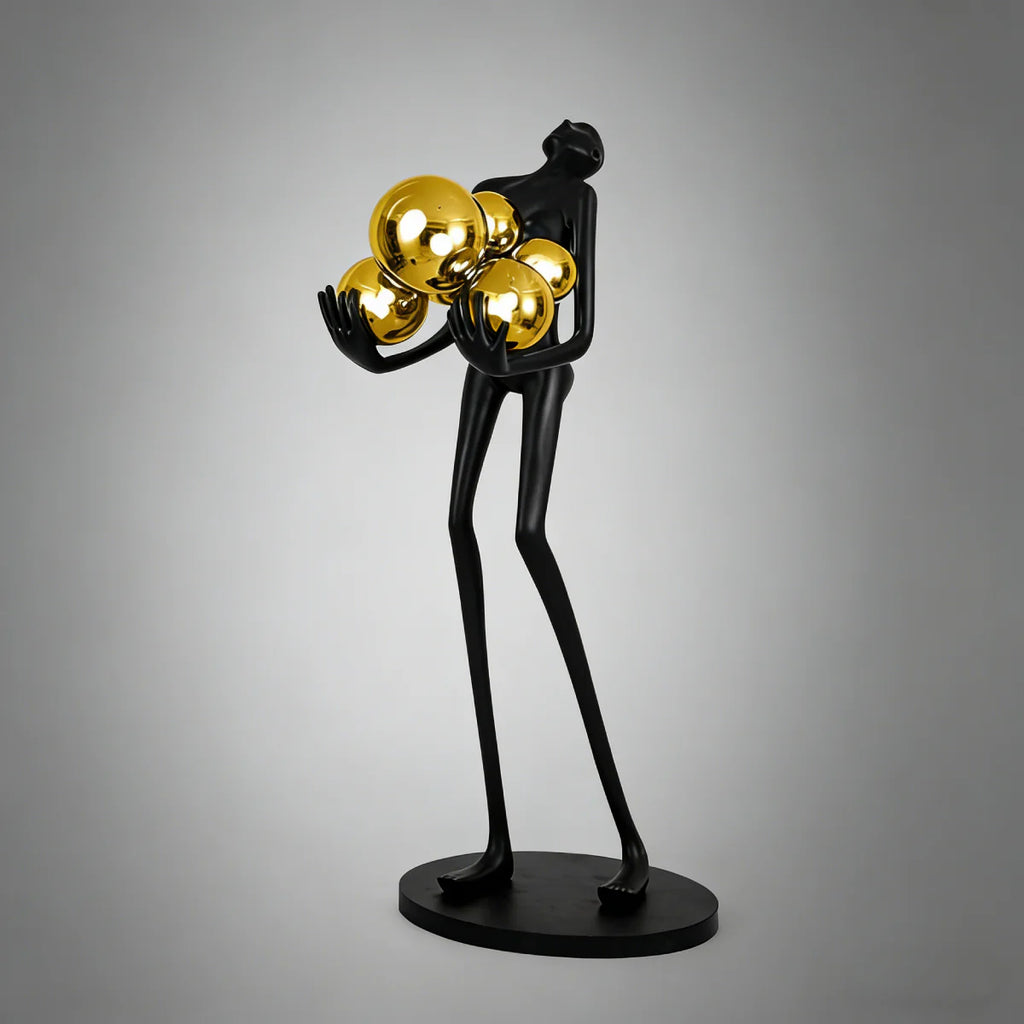 Elvion Artisanal Resin Floor Lamp | The Sculptural Art Collection | JINSHE
