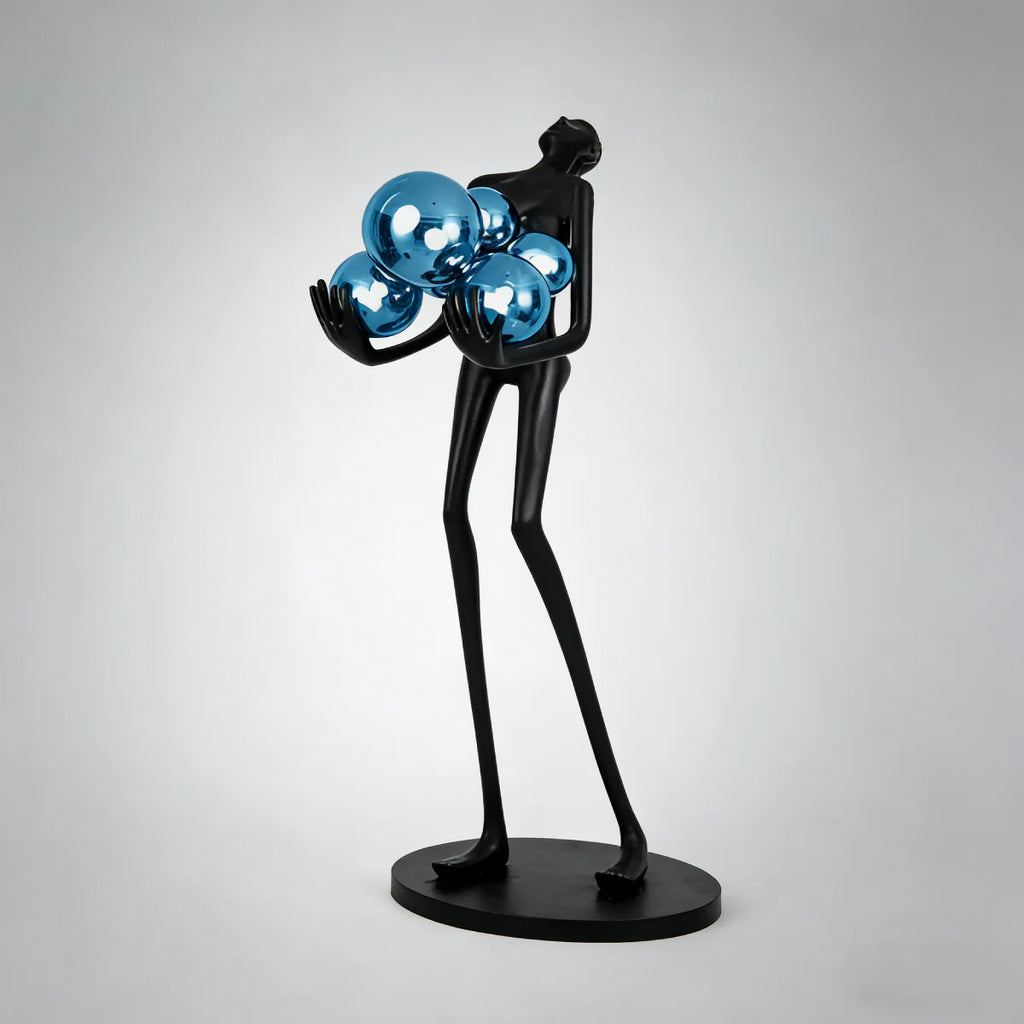 Elvion Artisanal Resin Floor Lamp | The Sculptural Art Collection | JINSHE