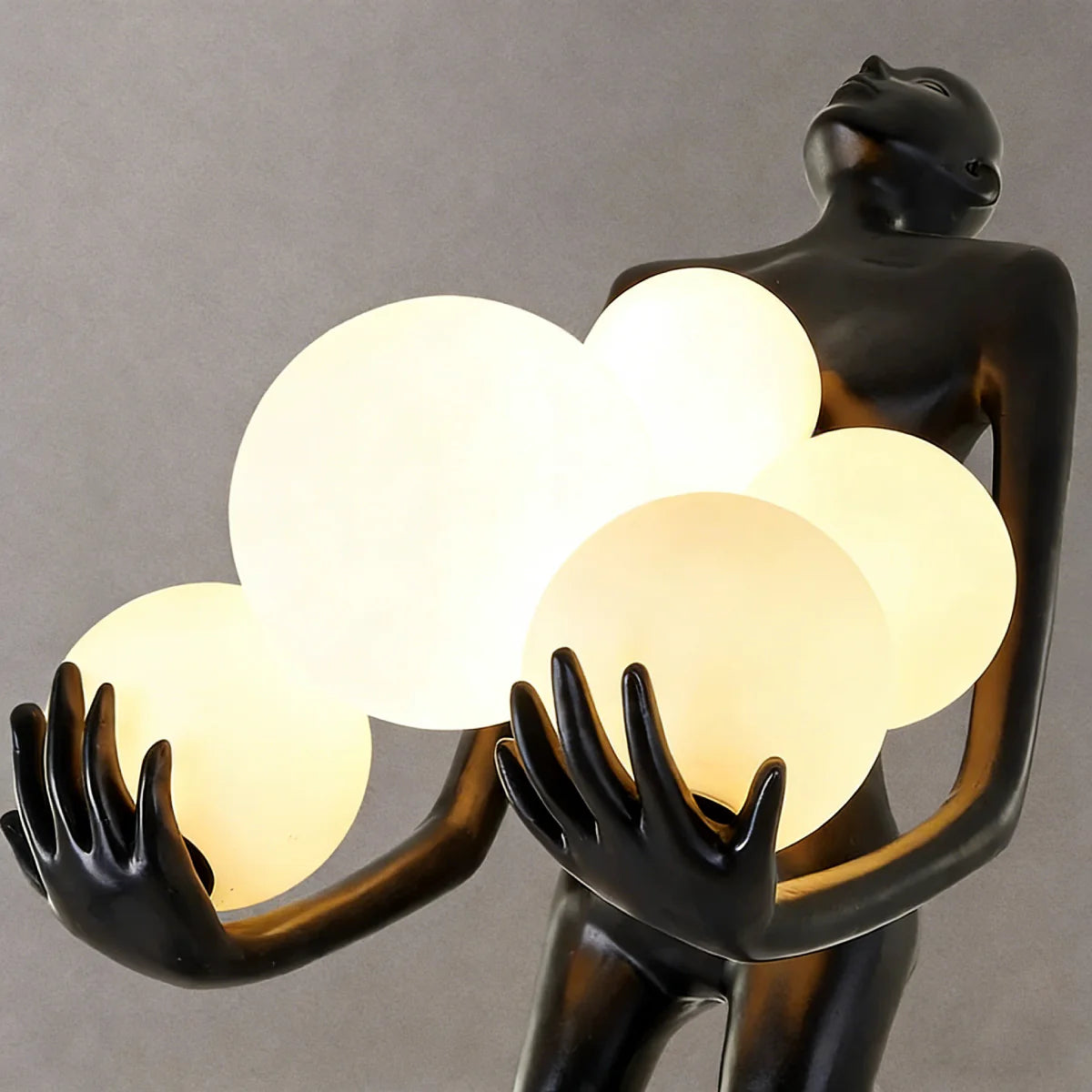 Elvion Artisanal Resin Floor Lamp | The Sculptural Art Collection | JINSHE