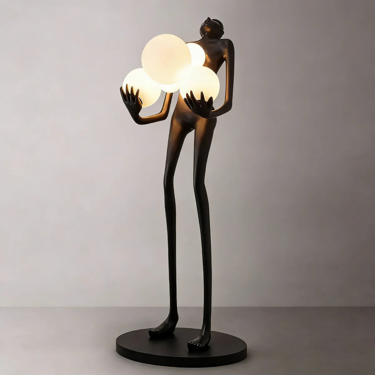 Elvion Artisanal Resin Floor Lamp | The Sculptural Art Collection | JINSHE