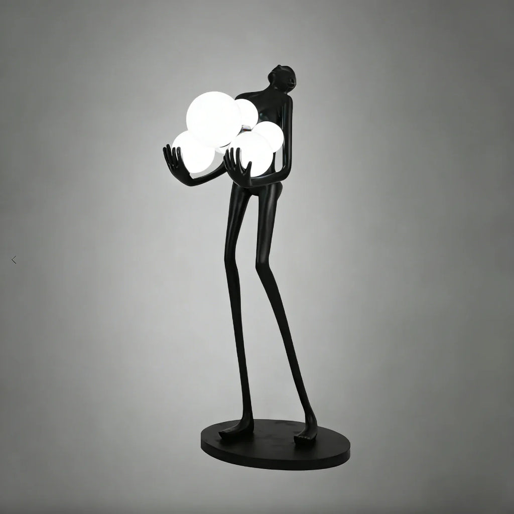 Elvion Artisanal Resin Floor Lamp | The Sculptural Art Collection | JINSHE